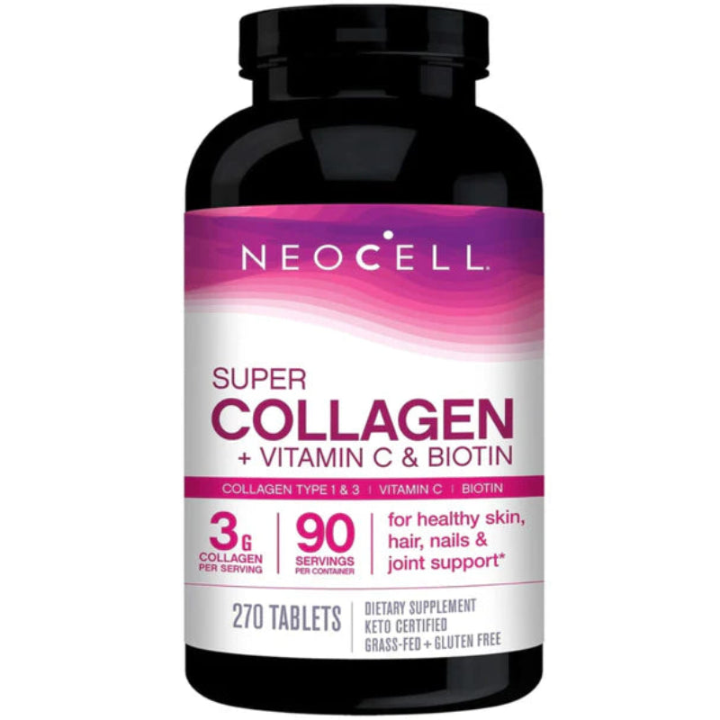 NeoCell Super Collagen + Vitamin C & Biotin – 270 Tablets NeoCell Super Collagen + Vitamin C & Biotin – 270 Tablets