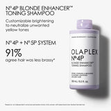 Olaplex No. Nº.4P BLONDE ENHANCER™ TONING SHAMPOO- 250ml