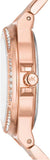 Michael Kors Women's Quartz Stainless Steel Rose Gold Dial 37mm Watch (MK7230)