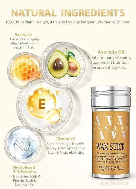 IKT Hair Wax Stick Gel Cream Styling IKT Hair Wax Stick Gel Cream Styling