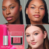 Haus Lab COLOR FUSE INNOVATION GLASSY BALM + POWDER BLUSH DUO
