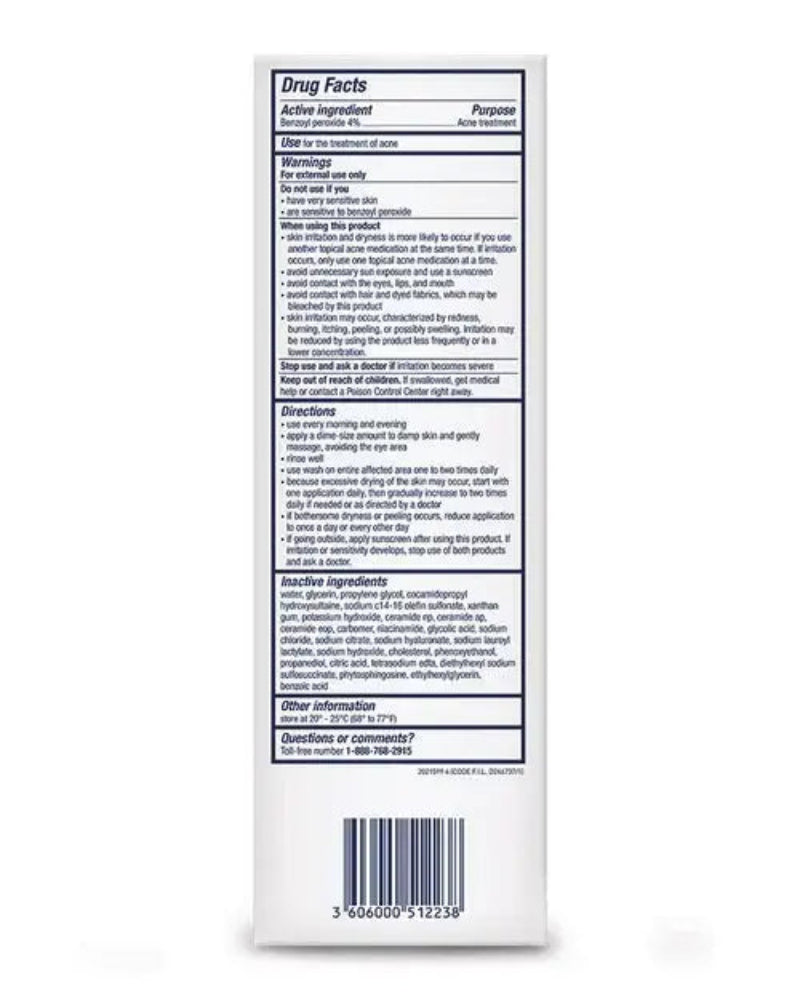CeraVe Acne Foaming Cream Cleanser CeraVe Acne Foaming Cream Cleanser