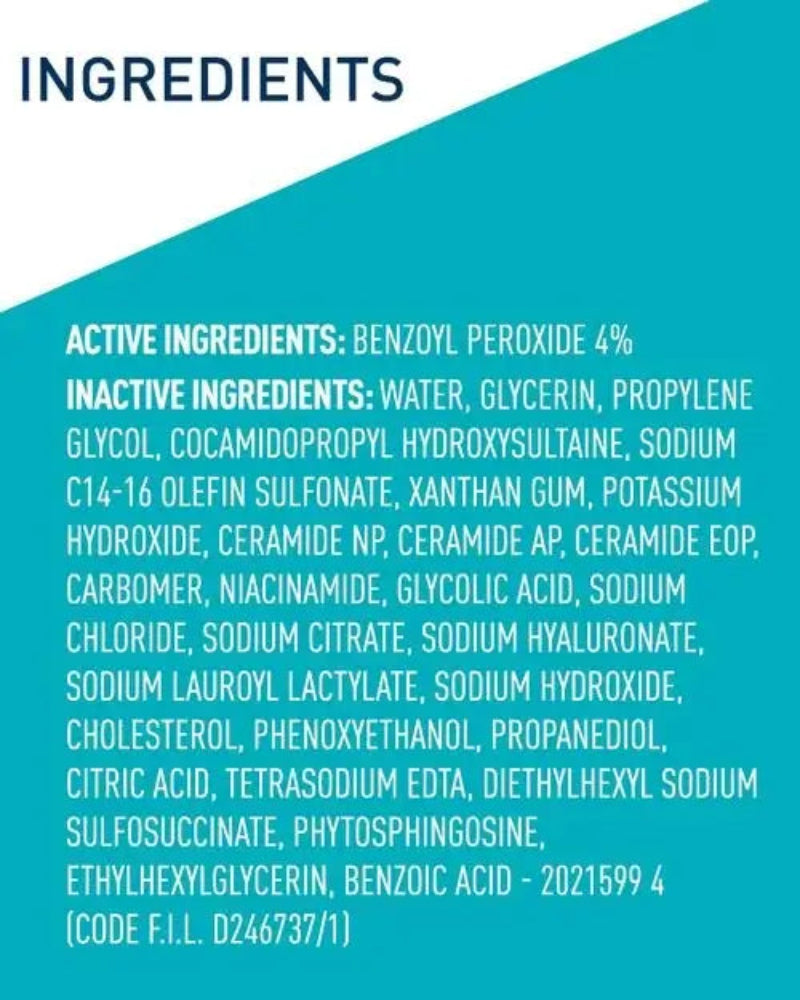 CeraVe Acne Foaming Cream Cleanser CeraVe Acne Foaming Cream Cleanser