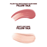 Charlotte Tilbury Mini Pillow Talk Blush and Glow Beauty Highlighter Wand Set