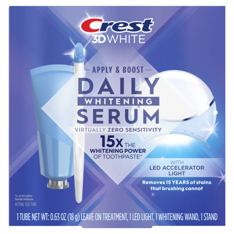 Crest 3D White At Home Whitening Serum Kit Hydrogen Peroxide 14 Treatments Crest 3D White At Home Whitening Serum Kit Hydrogen Peroxide 14 Treatments