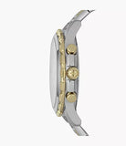 The Fossil Dean Chronograph 45 mm Stainless Steel Watch FS4795