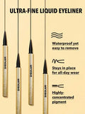SHEGLAM LINE & DEFINE WATERPROOF LIQUID EYELINER - BLACK