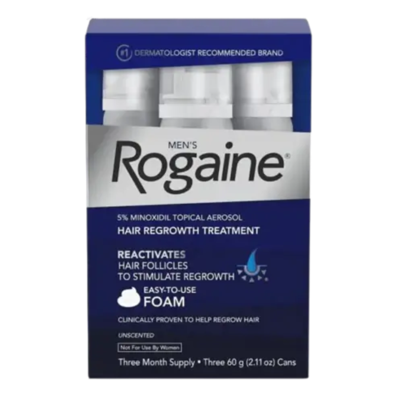 Rogaine Foam Men's Hair Regrowth Treatment 60g (3-Months Supply) Rogaine Foam Men's Hair Regrowth Treatment 60g (3-Months Supply)
