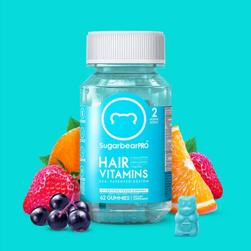 SUGARBEARPRO - Hair Vitamin Gummies - 62 Gummies SUGARBEARPRO - Hair Vitamin Gummies - 62 Gummies