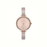 Michael Kors Women’s Quartz Stainless Steel Rose Gold Dial 36mm Watch (MK3785)