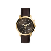 Fossil FS5763 Black Stainless Steel 44MM Chronograph Quartz Watch for Gents