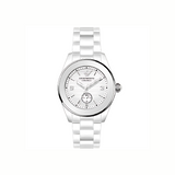Emporio Armani Unisex Quartz Stainless Steel White Dial 39mm Watch (AR1425)