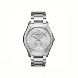 Emporio Armani Dress Silver Stainless Steel Silver Dial Quartz Watch for Gents 43mm (AR11084)