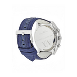 Armani Exchange Men’s Leather Chronograph Buckle Watch (AX1609)