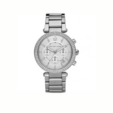 Michael Kors Women’s Quartz Stainless Steel Silver Dial 39mm Watch MK5353