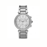 Michael Kors Women’s Quartz Stainless Steel Silver Dial 39mm Watch MK5353