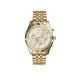 The Michael Kors Lexington Gold Stainless Steel 45 mm Chronograph Quartz Watch for Gents (MK-8281)