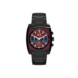 Armani Exchange Men’s Quartz Black Stainless Steel Red Dial 40mm Watch (AX2255)