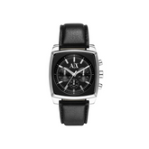 Armani Exchange Men's Quartz Black Leather Strap 40mm Watch AX2250