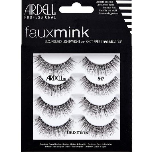 Ardell False Eyelashes Faux Mink Wispies with ultra-soft, lightweight fibers and wispy design for a natural, luxurious look.