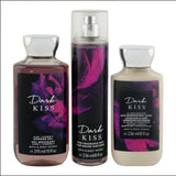Bath & Body Works Dark Kiss Gift Set, Shower Gel + Body Lotion + Fragrance Mist
