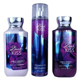 Bath & Body Works Dark Kiss Gift Set, Shower Gel + Body Lotion + Fragrance Mist