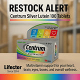 Centrum Silver Lutein 100 Tabs