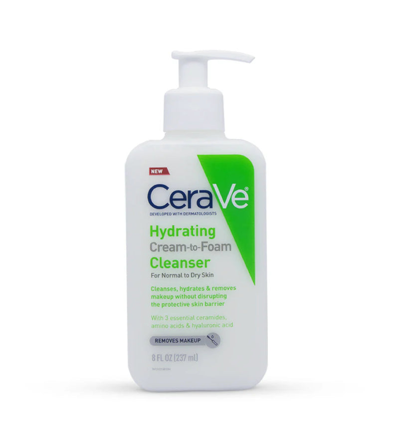 Cerave Hydrating Cream-To-Foam Cleanser For Normal To Dry-Variation Cerave Hydrating Cream-To-Foam Cleanser For Normal To Dry-Variation