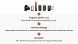 Dyson Airwrap i.d. Multi-Styler And Dryer Straight + Wavy HS08 Ceramic Patina & Topaz