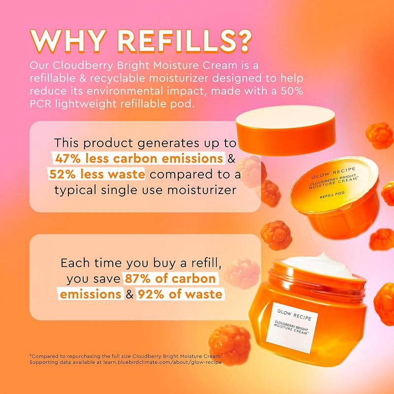 Glow Recipe Cloudberry Bright Refillable Cream Moisturizer Glow Recipe Cloudberry Bright Refillable Cream Moisturizer