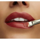 MAC Lustreglass lipstick sheer shine PDA (Bricky Red)