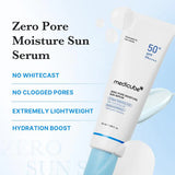medicube zero pore moisture sun serum spf50+ pa++++