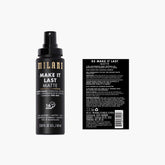 Milani Make It Last Matte Finish Charcoal Setting Spray 60ml