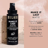 Milani Make It Last Matte Finish Charcoal Setting Spray 60ml