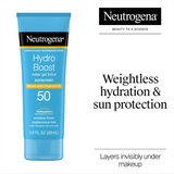 Neutrogena® Hydro Boost Water Gel Lotion Sunscreen Broad Spectrum SPF 50