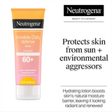 Neutrogena Invisible Daily Defense Sunscreen Lotion SPF 60+