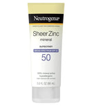 Neutrogena Sheer Zinc Mineral Sunscreen Spf 50 88ml