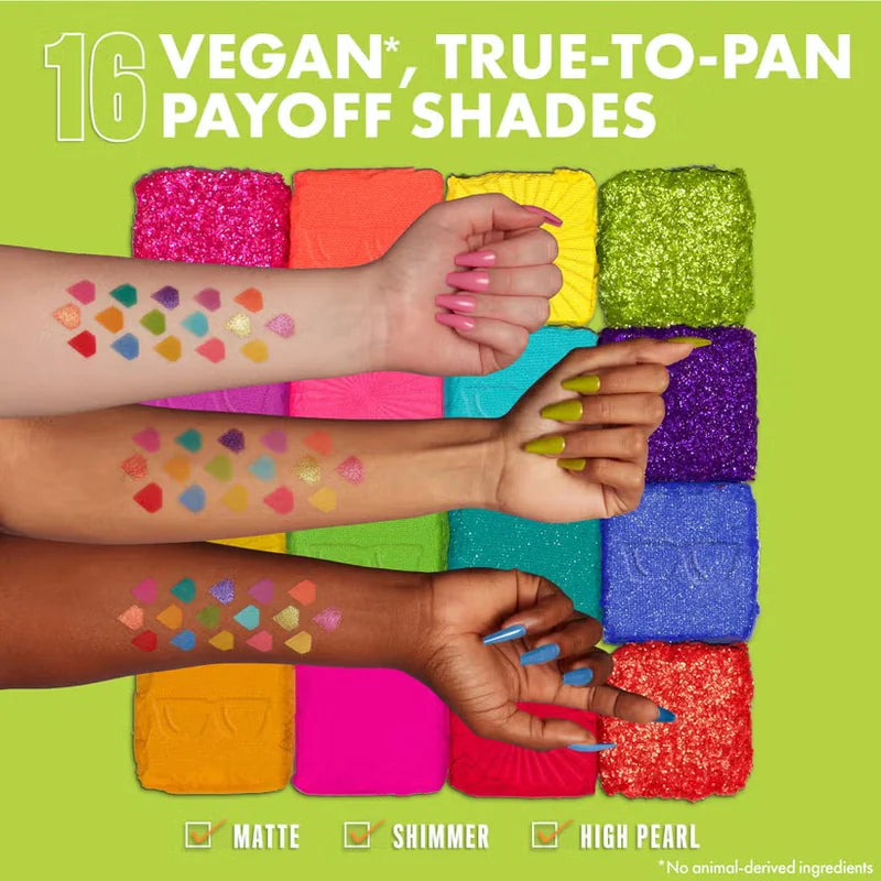 NYX Professional Makeup Ultimate Shadow Palette Vegan 16-Pan - I Know That's Bright NYX Professional Makeup Ultimate Shadow Palette Vegan 16-Pan - I Know That's Bright
