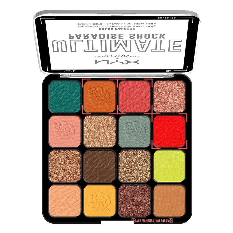 NYX Professional Makeup Ultimate Shadow Palette Paradise shock NYX Professional Makeup Ultimate Shadow Palette Paradise shock