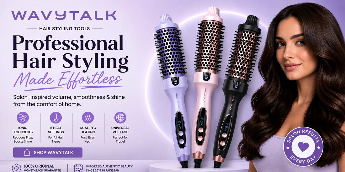 Wavytalk Hair Styling Tools & Ionic Thermal Brushes Pakistan
