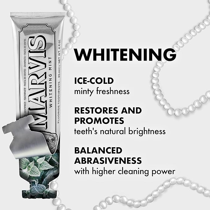 Marvis Toothpaste Whitening Mint + Xylitol 85ml