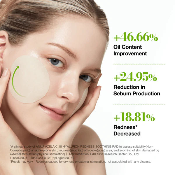 Anua Azelaic 10% + Hyaluron Redness Soothing Pad