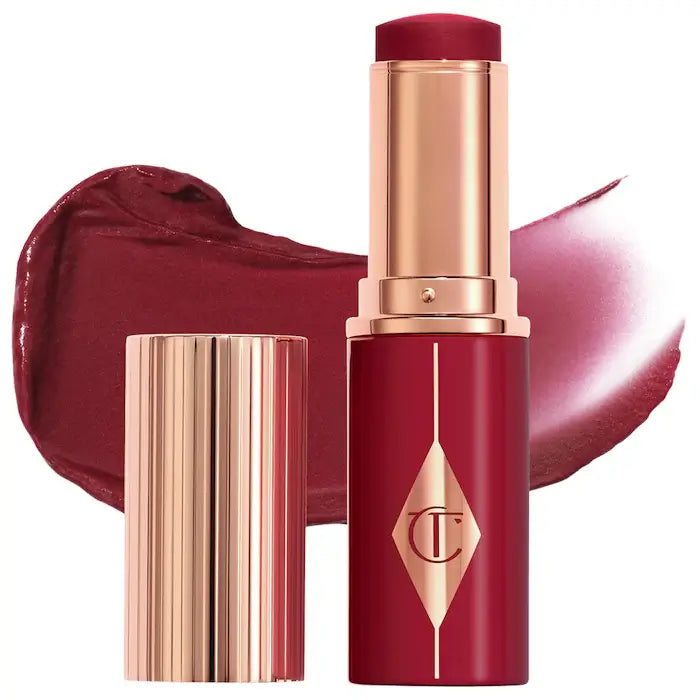 Charlotte Tilbury  Unreal Lip + Cheek Glow Blush Stick with Hyaluronic Acid