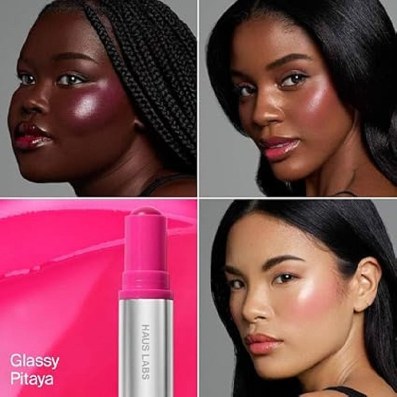 Haus Lab COLOR FUSE INNOVATION GLASSY BALM + POWDER BLUSH DUO