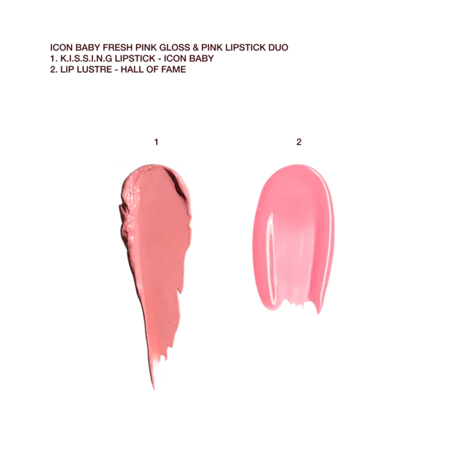 Charlotte Tilbury K.I.S.S.I.N.G Lipstick and Lip Gloss Duos Icon Baby