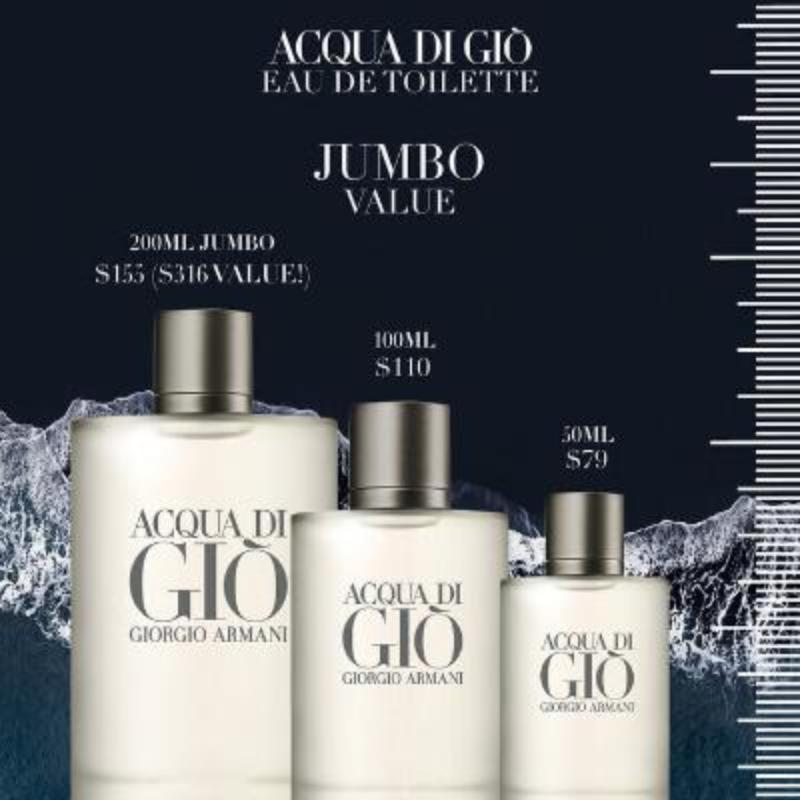 Armani acqua di gio 200 ml hotsell