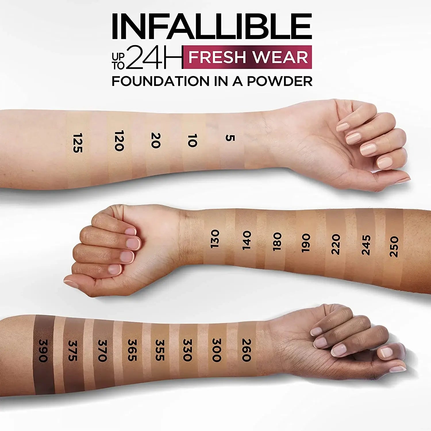 L'Oreal Paris Infallible Up to 24H Fresh Wear Foundation in a Powder