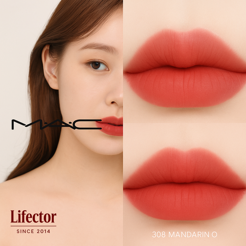 MAC Powder Kiss Lipstick -  Mandarin O