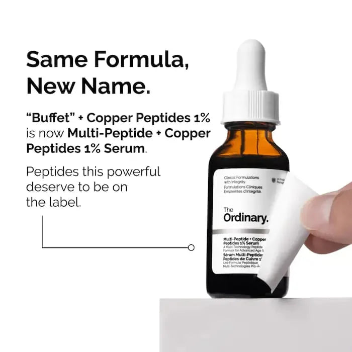 Multi Peptide + Copper Peptides 1% (Formerly “Buffet” + Copper Peptides 1%)