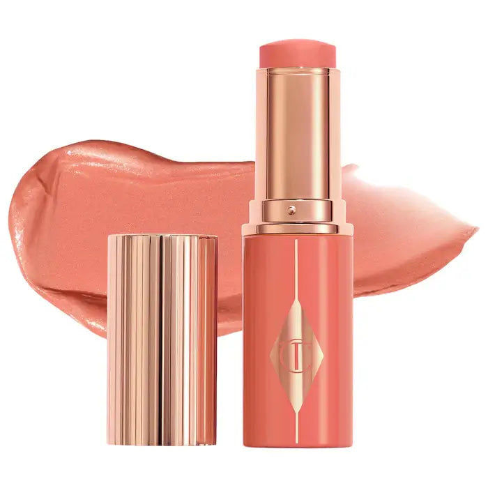 Charlotte Tilbury  Unreal Lip + Cheek Glow Blush Stick with Hyaluronic Acid